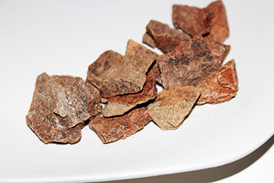 Earthy Goodies Sample Collection Pack No. 1. Contains 4 limited time  packs - Desert Blush Clay, Phoenix Clay, Cement Rock, & Crunchy Dirt Chips.