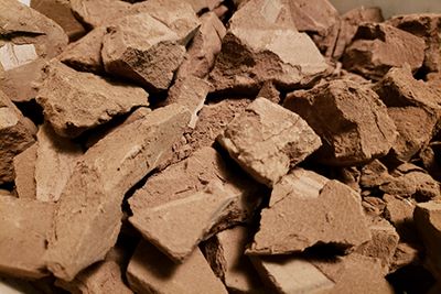 Super earthy edible forest clay dirt chunks.