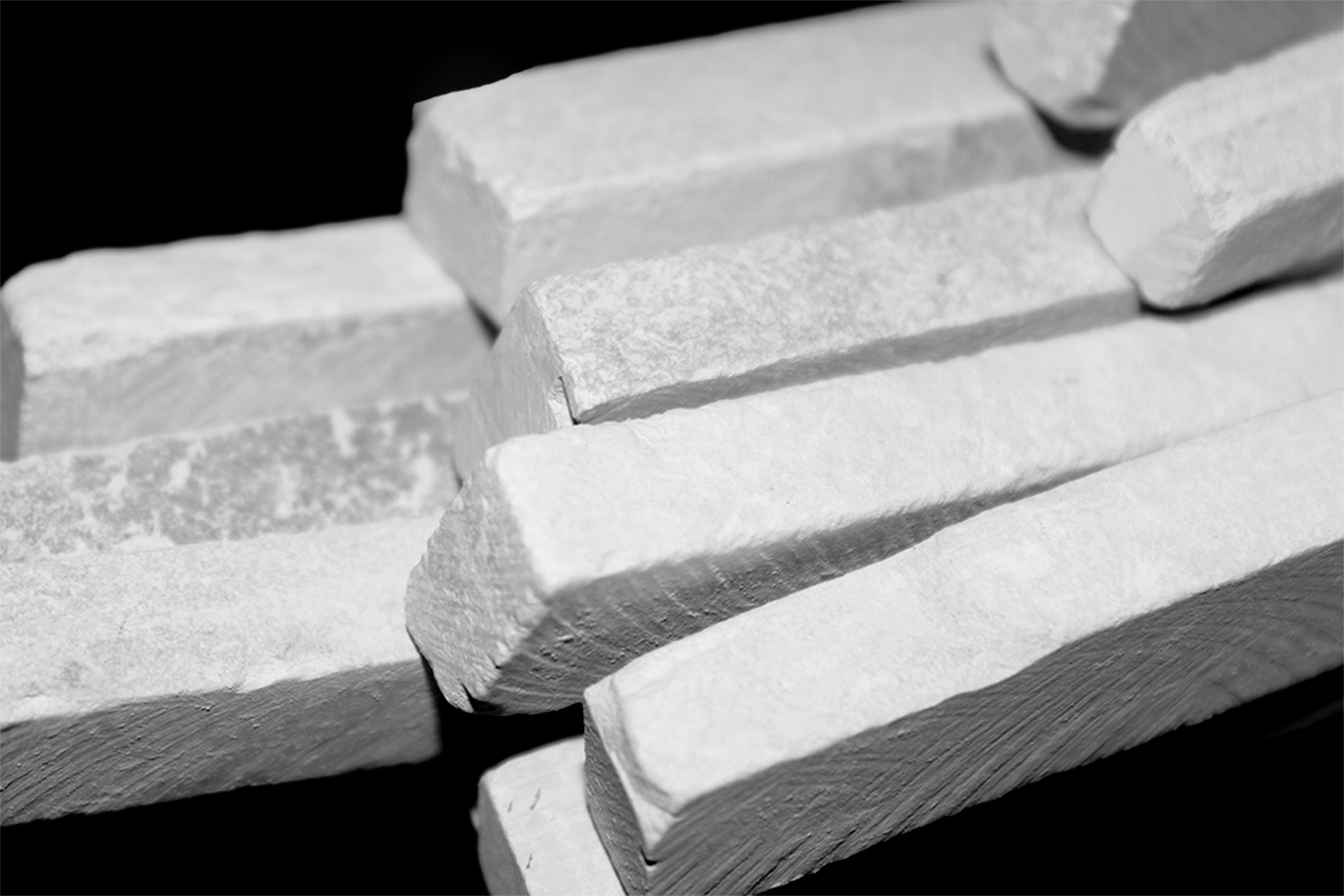 Slate block chunks that are slow eating for your pica pleasure