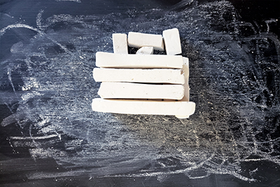 Dirty Clay Chalk Bars. Powdery, dusty and tastes like musty soil.