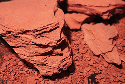 Earthy Goodies Brand Layered Red Dirt