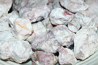 Edible Marbled Pink Quartz Clay from Earthy Goodies