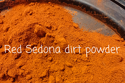 Sedona Red Dirt Powder. 1/2 lb. of flavorful fresh dirt.